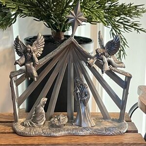 Seagull Pewter Nativity Scene